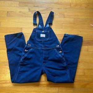 Vintage 1990s Round House overalls women’s small dark wash
